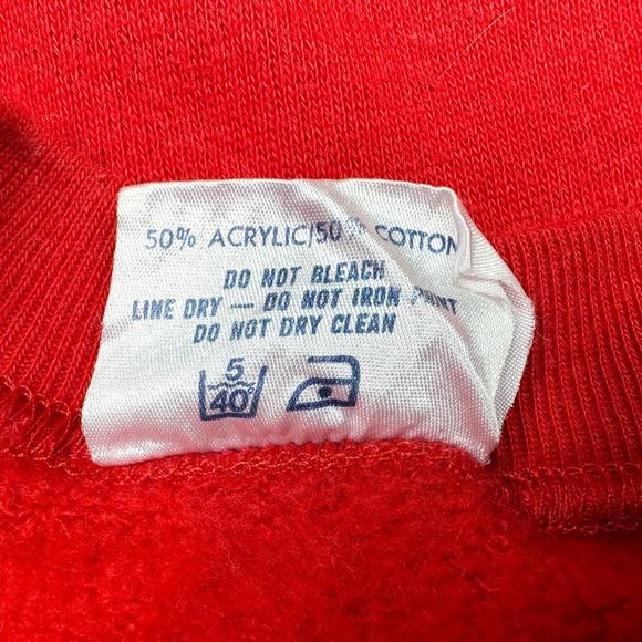 Vintage Grade #1 Sportswear Guards Polo Club Crew Neck Sweatshirt - Size Medium - Picture 5 of 5